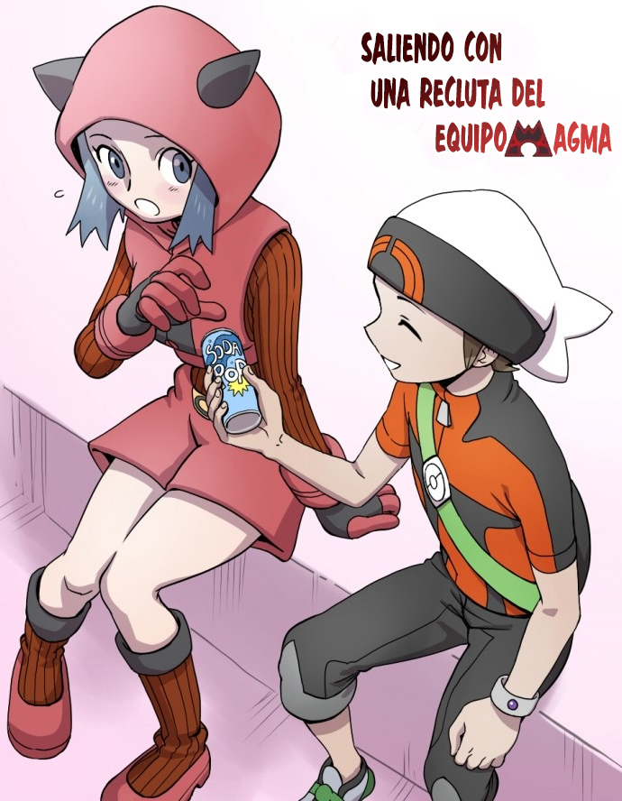 Saliendo con una recluta del Equipo Magma (Nanashi)