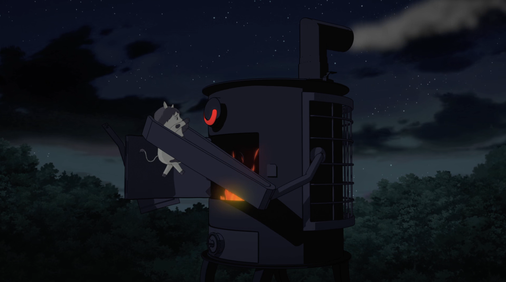 La chica satélite y el chico vaca (poxitron)