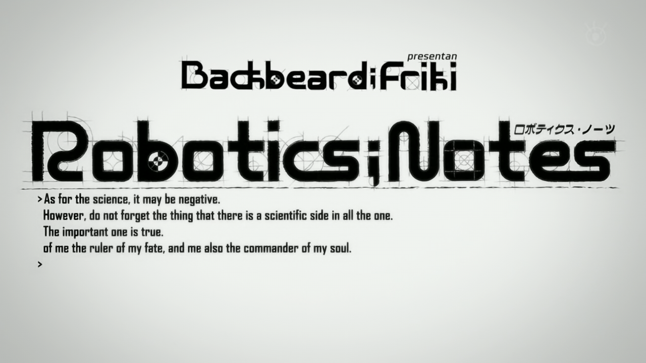 Robotics;Notes (Backbeard y Friki no Fansub)