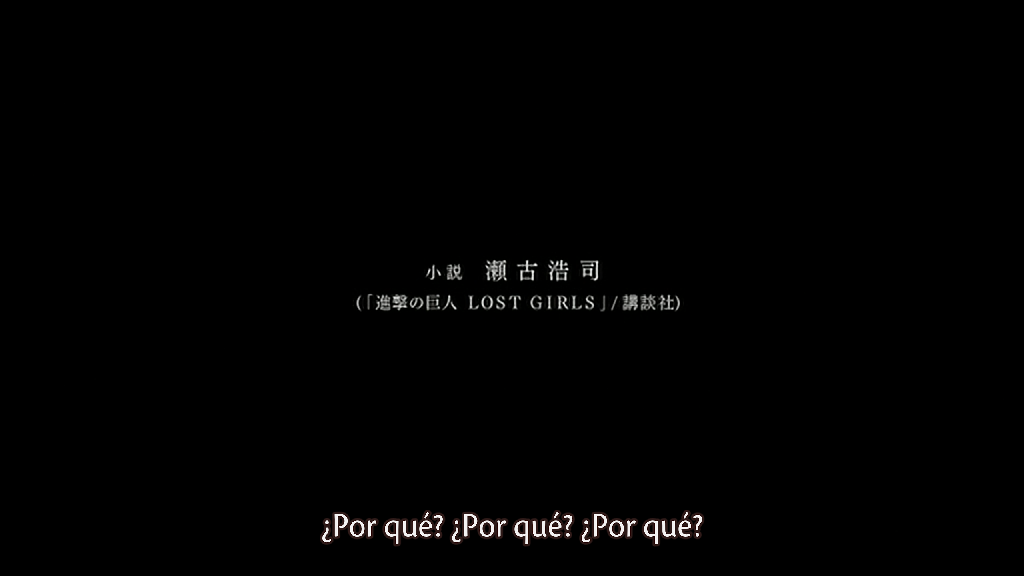 Shingeki no Kyojin: Lost Girls (Yoru no Kousen)