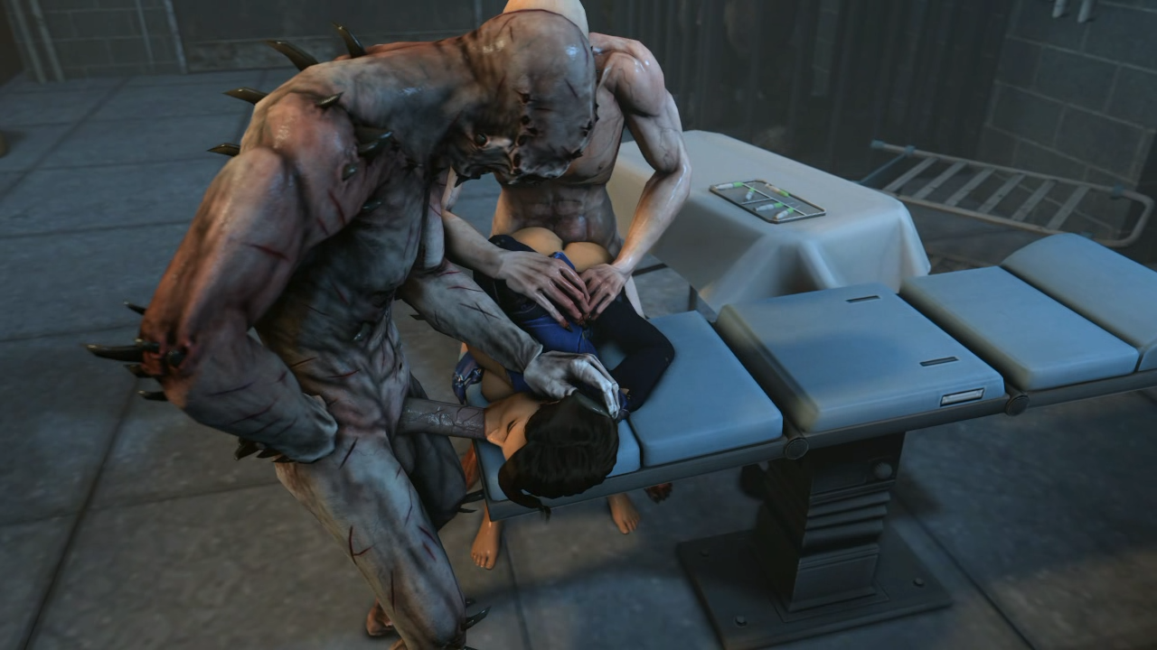 Ashley and Femshep trapped in the Labroom (Raw)