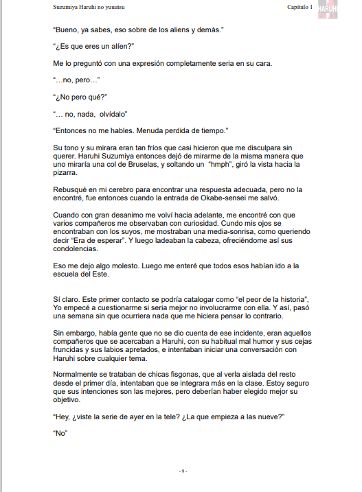 Suzumiya Haruhi Series (Menudo-Fanub, FNX)