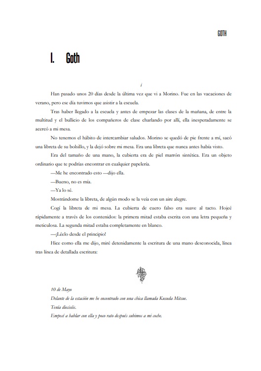 Goth: Wristcut Jiken