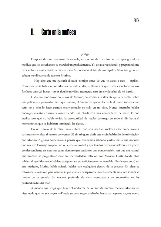 Goth: Wristcut Jiken