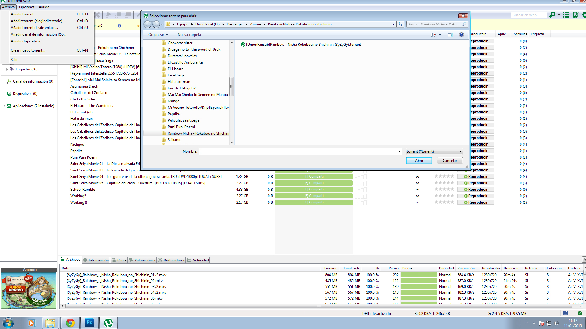 Seedear archivos descargados por DD (Renombrar)