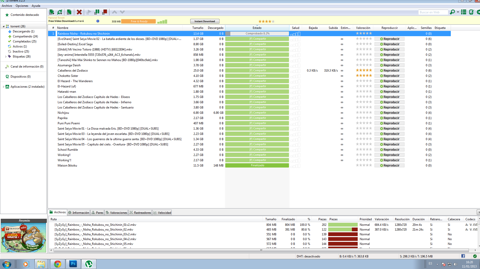 Seedear archivos descargados por DD (Comprobación)
