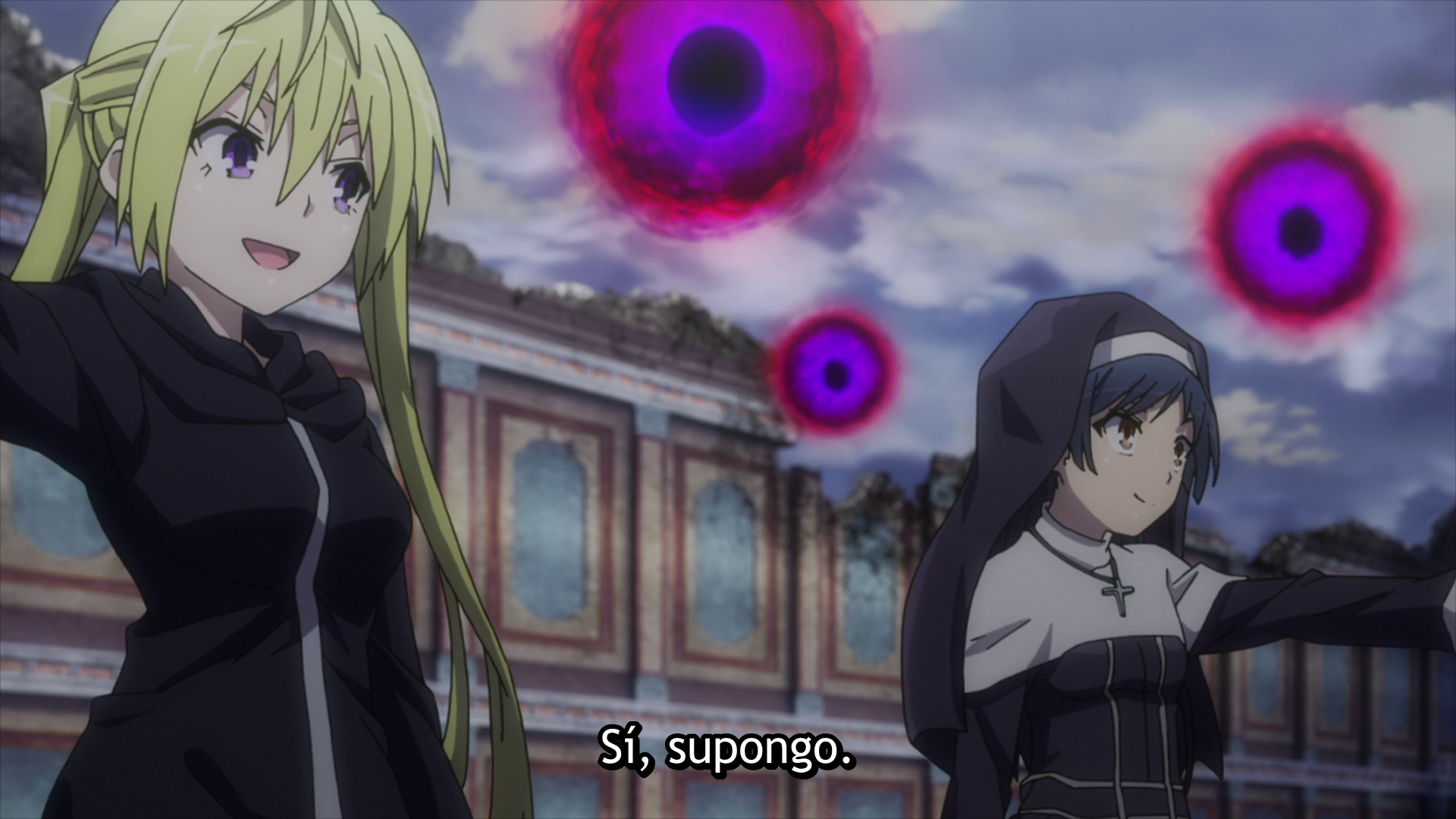 Trinity Seven Movie 2: Heavens Library to Crimson Lord (Otaku Tail No Fansub)