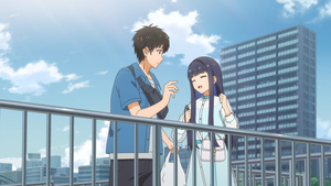 Erai-raws: Toumei na Yoru ni Kakeru Kimi to, Me ni Mienai Koi wo Shita