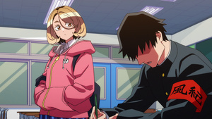 Ponkotsu Fuuki Iin to Skirt-take ga Futekisetsu na JK no Hanashi